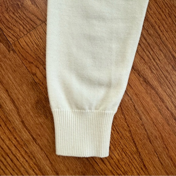 SuitSupply Off White Merino Crewneck Sweater size M - Picture 8 of 16